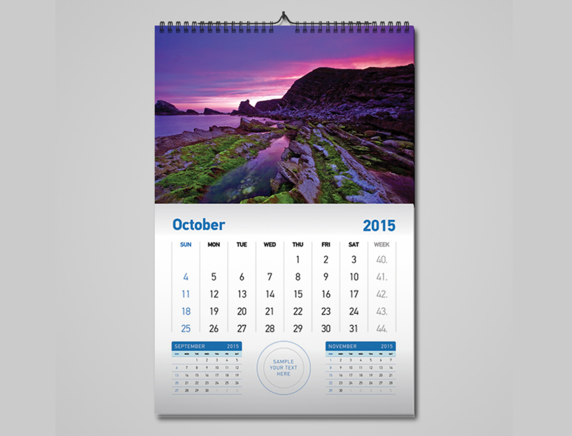 ISTPrint A3 Wall Calendar (7 Sheets)